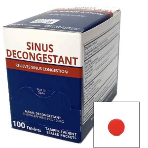 Extra Strength Sinus Decongestant (100/Box) #CS90933